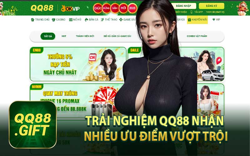 Trải Nghiệm QQ88 Nhận Nhiều Ưu Điểm Vượt Trội